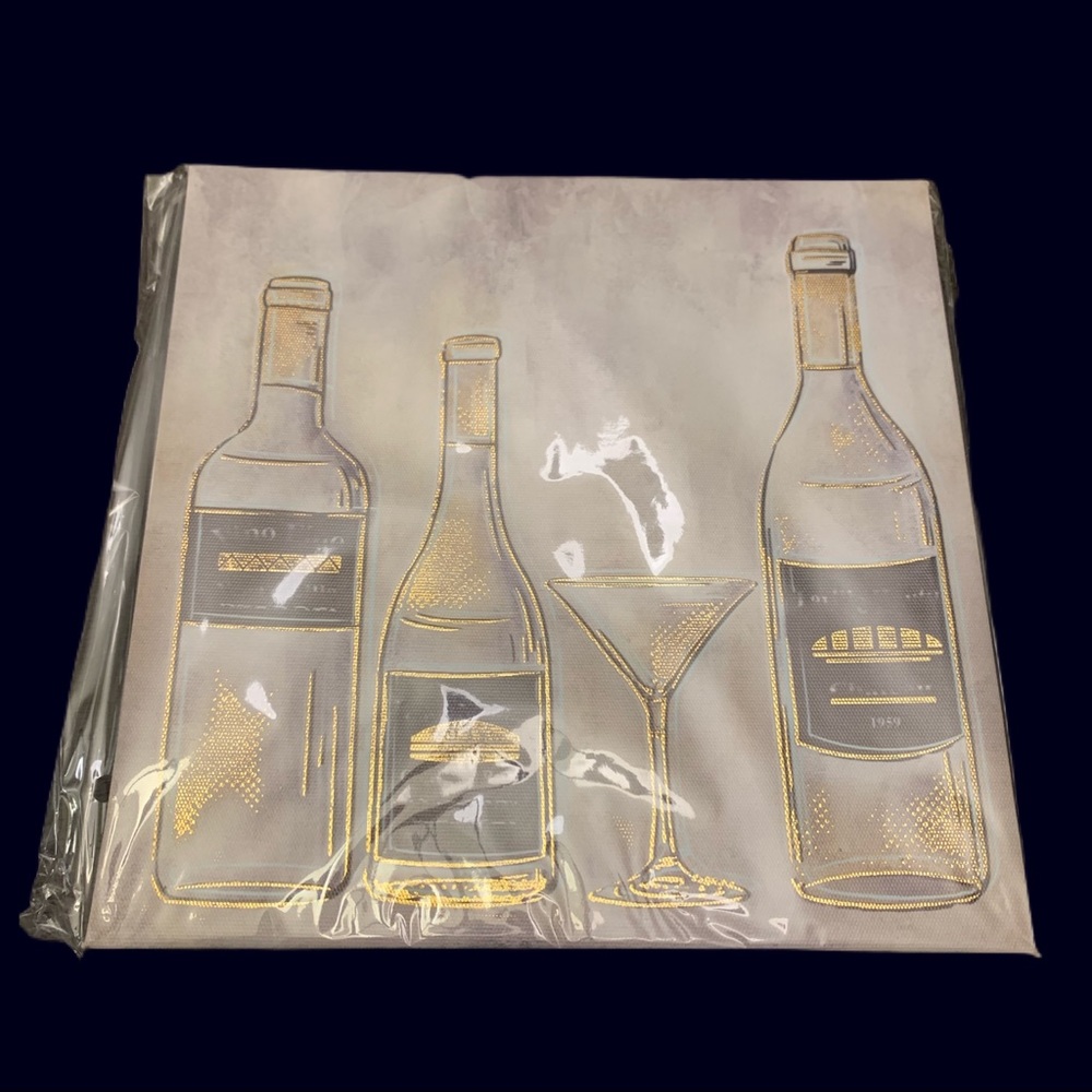 MARTINI COCKTAIL CANVAS ART NWT - Picture 7 of 8